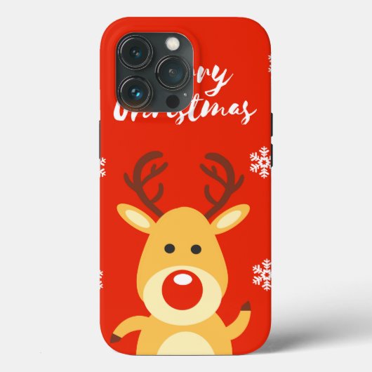 Coques Case-Mate iPhone Red nose deerb (Verso)