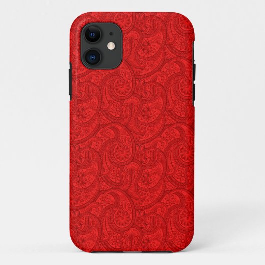 Coques Case-Mate iPhone Red Paisley (Dos)