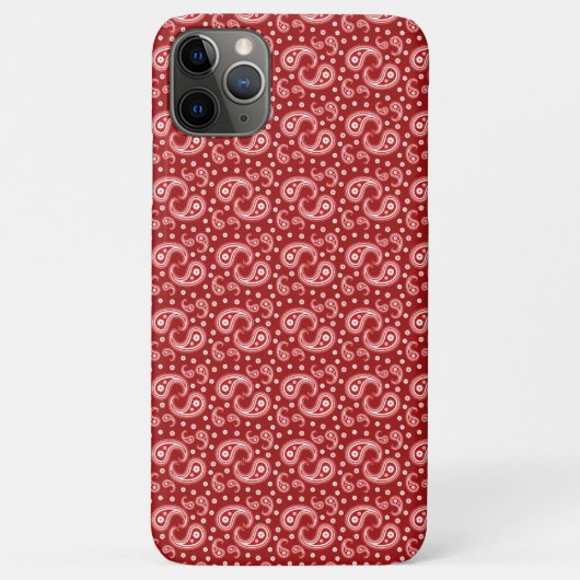 Coques Case-Mate iPhone Red Paisley (Dos)