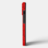 Coques Case-Mate iPhone Red Paisley (Verso / Gauche)
