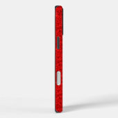 Coques Case-Mate iPhone Red Paisley (Verso / Droite)