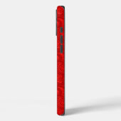 Coques Case-Mate iPhone Red Paisley (Verso / Gauche)