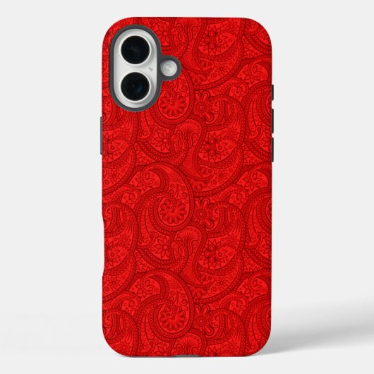Coques Case-Mate iPhone Red Paisley (Verso)