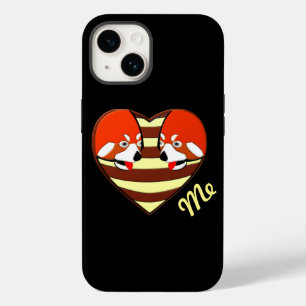 Coques Pour iPhone Red Panda Coeur d'amour