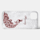 Coques Case-Mate iPhone Red Peacock Coque-coque iphone personnalisé (Verso (horizontal))