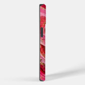 Coques Case-Mate iPhone Red & Pink Marble Gold iPhone 14 Case (Verso / Droite)