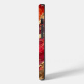 Coques Case-Mate iPhone Red & Pink Marble Gold iPhone 14 Case (Verso / Gauche)