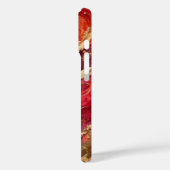 Coques Case-Mate iPhone Red & Pink Marble Gold iPhone 16 Case (Verso / Gauche)