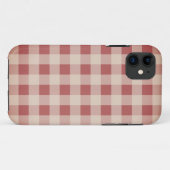 Coques Case-Mate iPhone Red Plaid Pays En vichy rouge (Dos (Horizontal))
