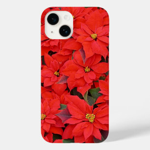 Coques Pour iPhone Red Poinsettias I Christmas Holiday Floral Photo