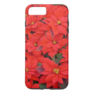Coque Case-Mate Pour iPhone Red Poinsettias I Christmas Holiday Floral Photo