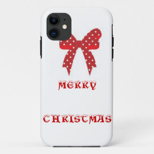 Etui iPhone Case-Mate Red Polka Dot Joyeux Noël