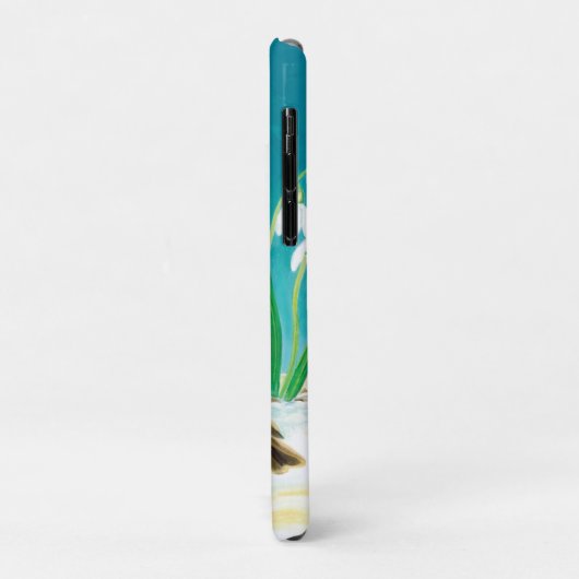 Coques Case-Mate iPhone Red Robin et snowdrops (Dos/Gauche)