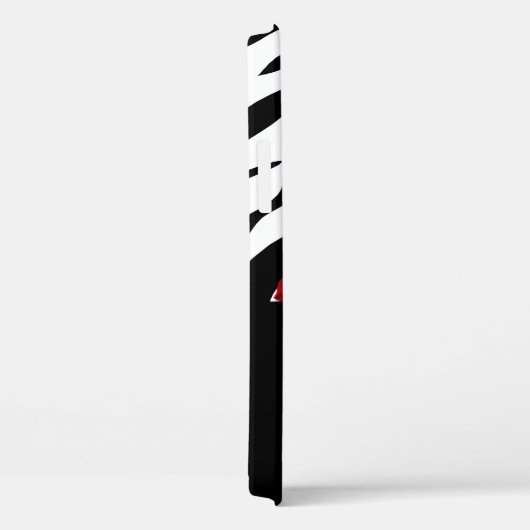 Coques Case-Mate iPhone Red Rose Zebra Imprimer personnalisée (Verso / Droite)