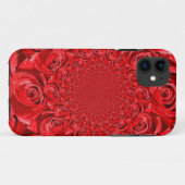 Coques Case-Mate iPhone Red Roses Kaleidoscope : Art Heureuse Sainte-Valen (Dos (Horizontal))