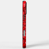 Coques Case-Mate iPhone Red Roses Kaleidoscope : Art Heureuse Sainte-Valen (Verso / Droite)