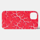 Coques Case-Mate iPhone Red Salsa Branch Pattern iPhone Case (Verso (horizontal))