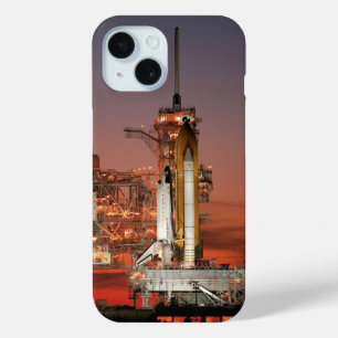 Coque Pour iPhone 15 Red Sky for Space Shuttle Atlantis Launch