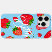 Coques Case-Mate iPhone Red strawberry fruit  (Verso (horizontal))