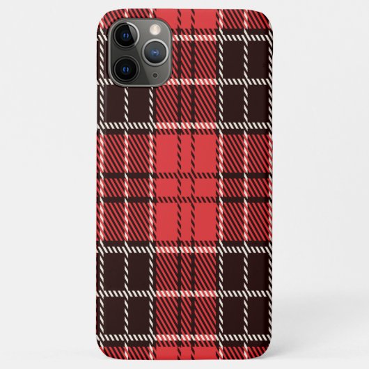 Coques Case-Mate iPhone Red Tartan (Dos)