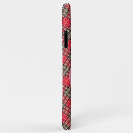 Coques Case-Mate iPhone Red Tartan Plaid Scottie Chien mignon Chien Person (Dos/Droite)