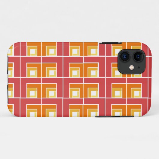 Coques Case-Mate iPhone Red Topsy Turvy (Dos (Horizontal))