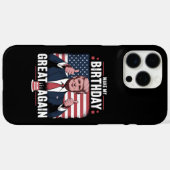 Coques Case-Mate iPhone Refaire Mon Anniversaire Encore Plus Drôle Trump (Verso (horizontal))