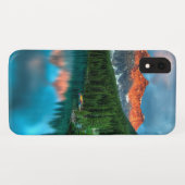 Coques Case-Mate iPhone Reflet des pics du lac (Dos (Horizontal))