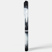 Coques Case-Mate iPhone Reflet du loup blanc au clair de lune (Verso / Gauche)