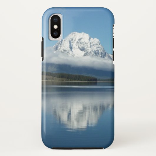 Coques Case-Mate iPhone Reflet du mont Moran dans le Grand Teton (Dos)