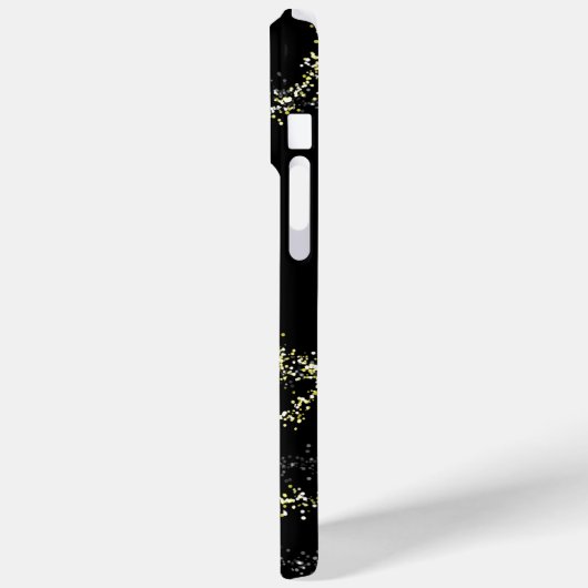 Coques Case-Mate iPhone Reflet noir et doré (Verso / Gauche)