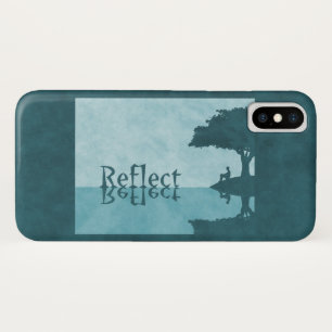 Coque iPhone X Reflétez juste le Coque-Compagnon d'iPhone