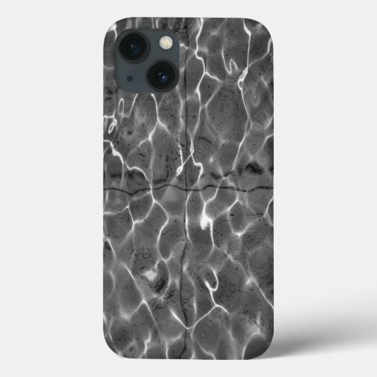 Coques Case-Mate iPhone Reflets de lumière sur l'eau : Noir & Blanc (Verso)