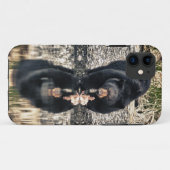 Coques Case-Mate iPhone Reflets d'ours noir (Dos (Horizontal))