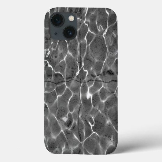 Coques Case-Mate iPhone Reflets lumineux sur l'eau : Noir & Blanc (Verso)