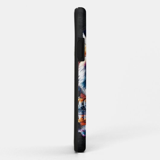 Coques Case-Mate iPhone Réflexion de l'eau potable tigre (Dos/Droite)