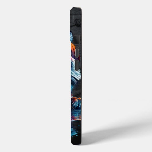 Coques Case-Mate iPhone Réflexion de l'eau potable tigre (Verso / Gauche)