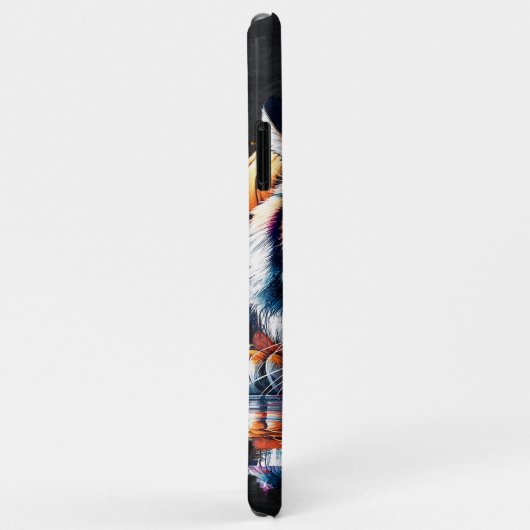 Coques Case-Mate iPhone Réflexion de l'eau potable tigre (Dos/Droite)