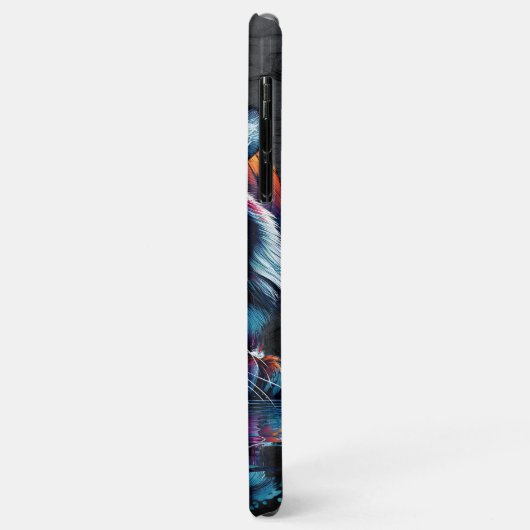 Coques Case-Mate iPhone Réflexion de l'eau potable tigre (Dos/Gauche)