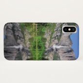Coques Case-Mate iPhone Réflexion de Yosemite Falls (Dos (Horizontal))