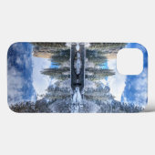Coques Case-Mate iPhone Réflexion d'hiver chez Yosemite (Verso (horizontal))