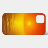 Coques Case-Mate iPhone Réflexion du coucher de soleil (Verso (horizontal))