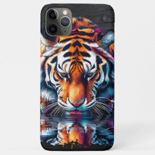 Case-Mate iPhone Case Réflexion du tigre buvant de l'eau