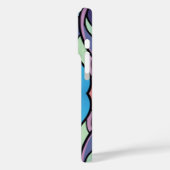 Coques Case-Mate iPhone Réflexion nom monogramme personnalisé (Verso / Gauche)