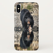 Coques Case-Mate iPhone Réflexions de l'ours noir (Dos)