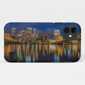 Coques Case-Mate iPhone Réflexions de Pittsburgh (Dos (Horizontal))