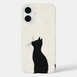 Coques iPhone 16 Réflexions sur les chats solitaires