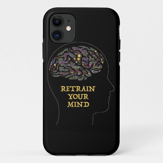 Coques Case-Mate iPhone Reformez votre esprit inspirant Word Art Design (Dos)