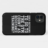 Coques Case-Mate iPhone Refus De Gymnastique, Compte Comme Formation De Ré (Dos (Horizontal))