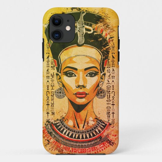 Coques Case-Mate iPhone Regal Queen of Egypt - Art néo-pharaon moderne (Dos)